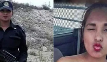 Policía mexicana se tira selfie sin brasieles y la suspenden