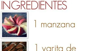 Baja de peso con agua de manzana y canela