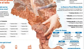 Emidom proyecta instalar planta de procesamiento de tierras raras en República Dominicana