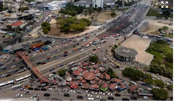El MOPC habilitará hoy lunes 14 carriles kilómetro 9 de la autopista Duarte