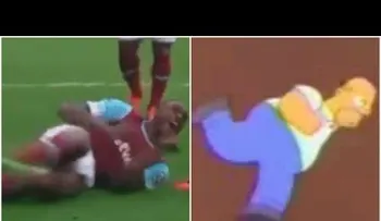 Un futbolista imita a Homero Simpson tras marcar un gol