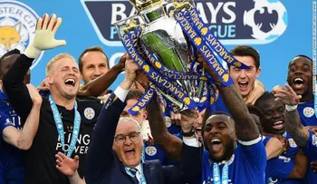 Leicester levantó el trofeo que lo acredita como campeón de la Premier League
