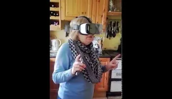 La reacción de esta anciana con gafas de realidad virtual por primera vez no dejará indiferente