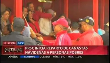 El PRSC reparte canastas navideñas