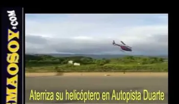 Piloto del helicóptero que aterrizó de emergencia dice llevaba un pasajero con problema de glicemia