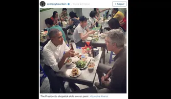 Obama sobre Bourdain: Nos enseñó sobre la comida y su capacidad para reunirnos