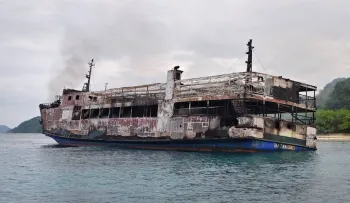 Incendio en un barco de pasajeros en Filipinas deja cinco muertos y 86 desaparecidos