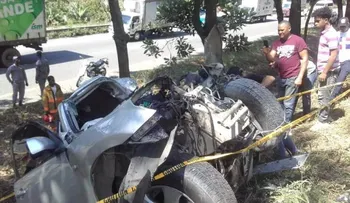 Darío Gervasio, de 50 años, y su nieto Daniel Jérez Gervasio, fueron los muertos en accidente en Bonao