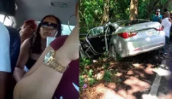 "Mala, tu eres mala, malvada...", grabaron video antes del fatal accidente en Gaspar Hernández; dos muertos y varios heridos