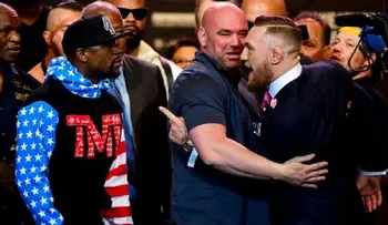 Burlas y amenazas en primer cara a cara entre Mayweather y McGregor 