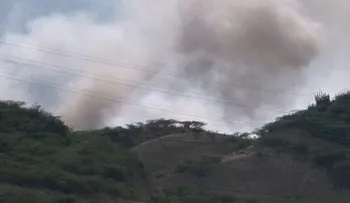 Numerosas personas presentan problemas respiratorios por humareda de vertedero Rafey