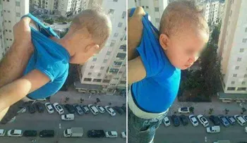 Condenan a 2 años hombre amenazó con arrojar bebé desde un edificio por una razón insólita