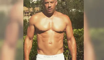 Rápido y goloso; burlas en internet por la abultada panza de Vin Diesel