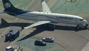 Un choque de avión con un camión dejó ocho heridos en Los Ángeles