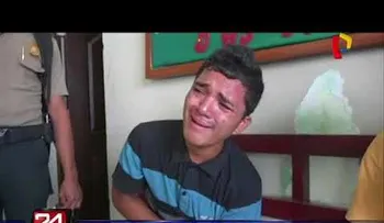 "Satanás" se pone a llorar tras ser capturado por robo en Lima