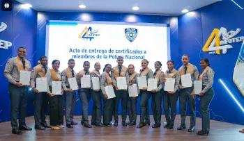 INFOTEP e IPES certifican a 97 policías en diferentes formativas