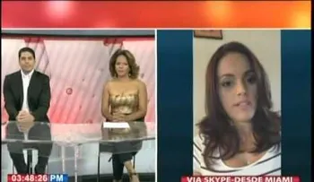 Robmariel Olea incursiona como presentadora del tiempo en Univisión 23  