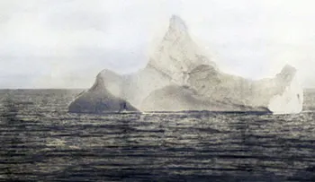 Esta imagen inédita del iceberg fue la culpable hundimiento Titanic
