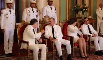 Danilo Medina recibe cartas credenciales de 4 nuevos embajadores en el país