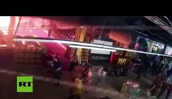 Los primeros minutos incendio centro comercial ruso, donde murieron 60 personas