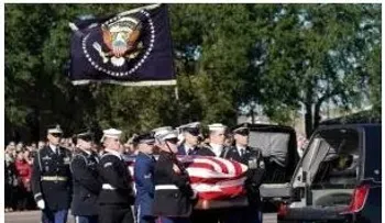 Restos de George H.W. Bush llegan al Capitolio
