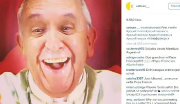 No, esta no es una selfie; del papa Francisco