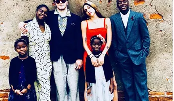 Madonna junto a sus seis hijos 
