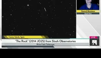 Transmiten en vivo cómo un asteroide gigante se está acercando a la Tierra esta noche
