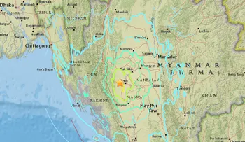 Se registra un sismo de magnitud 6,8 en Myanmar