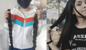 Adolescente mexicana vende su cabello para comprarle tanque de oxígeno a su abuelo enfermo de covid