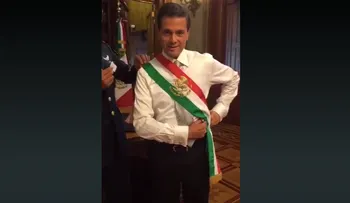 El 'periscope' de Peña Nieto antes de presentar el tercer informe de gobierno