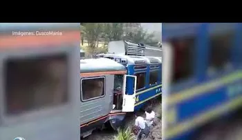 Entre 23 y 30 heridos por choque de trenes en Machu Picchu, Perú (VIDEO)