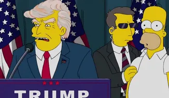 Los Simpson predijeron la carrera presidencial de Donald Trump