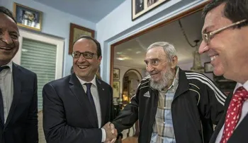 "Tal vez sea la última vez que hable en esta salaâ?: Fidel Castro en congreso comunista