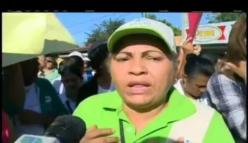 En Santiago marchan cen reclamo de construcción de acueducto