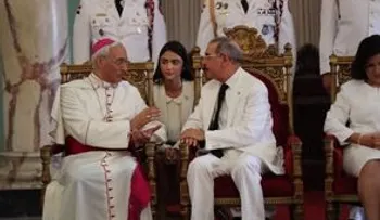 Danilo Medina recibe cartas credenciales de nuncio apostólico y otros embajadores