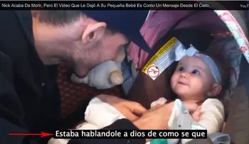 Nick acaba de morir, pero deja un video a su pequeña como si fuera un mensaje desde el cielo 