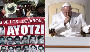 Los mexicanos creen que el papa Francisco debería reunirse con las víctimas de Ayotzinapa