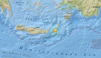 Sismo de magnitud 5,4 sacude la isla de Creta en Grecia 