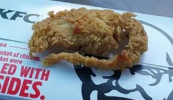 Hizo un pedido a KFC y se llevó una sorpresa desagradable