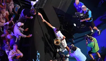 Amor incondicional: el saludo de Roger Federer con su esposa