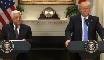 Trump promete trabajar como â??mediadorâ? para negociar la paz entre israelíes y palestinos