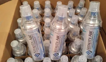 Empresa canadiense le vende aire embotellado a China