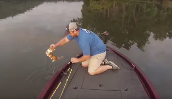 Dos pescadores reciben una gran sorpresa en un río de Alabama (VIDEO VIRAL)