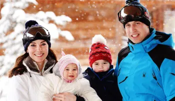 Las fotos de los duques de Cambridge y sus hijos en la nieve derriten corazones