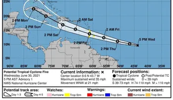 Tormenta Elsa impactaría República Dominicana el sábado. Ojo avizor