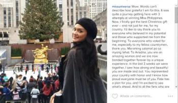 Conozca el mensaje enviado por Miss Universo a Miss Colombia
