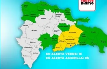 COE amplía a 21 las provincias en alerta por onda tropical