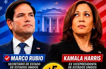 Encuesta en EE. UU. sitúa a Marco Rubio por delante de Kamala Harris de cara a 2028