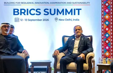 Irán y Emiratos Árabes Unidos buscan "dar vuelta la página" tras reunión en cumbre de los BRICS